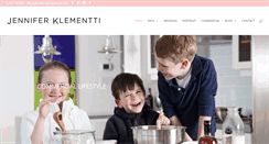 Desktop Screenshot of jenniferklementti.com